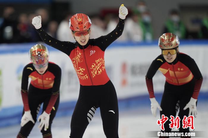 十四冬短道速滑女子1500米A组决赛：黑龙江队臧一