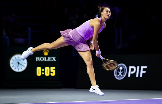 郑钦文在WTA年终总决赛小组赛首胜仍有望晋级,